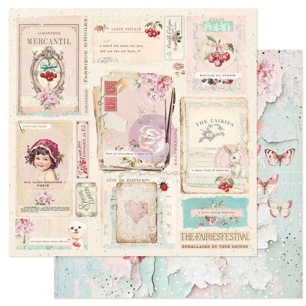 Prima - Cherry Sweet - Paper Pad     12 x 12"