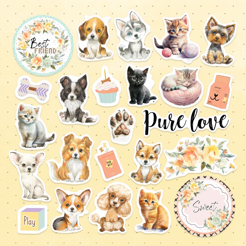 Asuka Studio  - Memory Place - Pet Life  - Ephemera Die Cuts