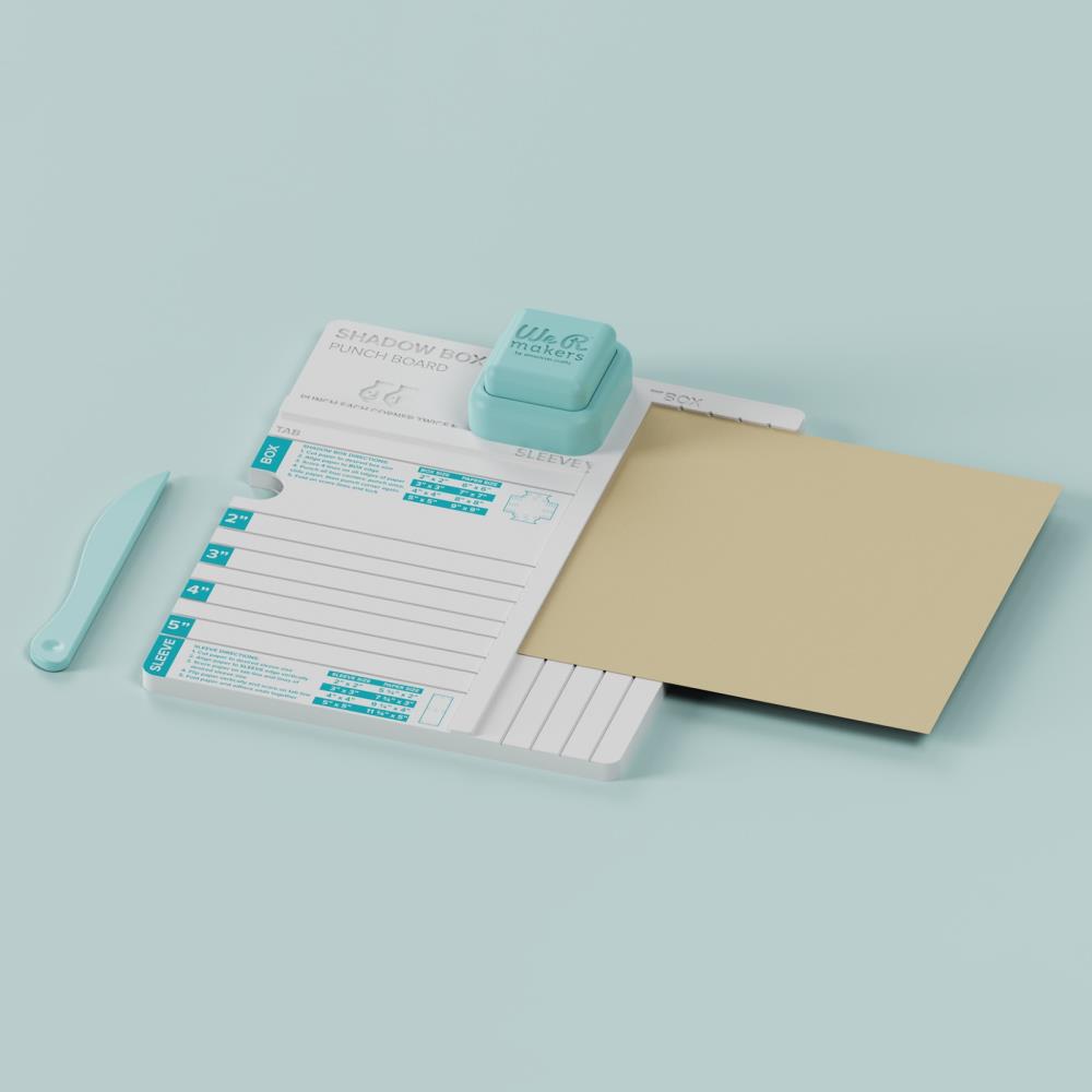 We R Memory Keepers - Shadow Box - Punch Board