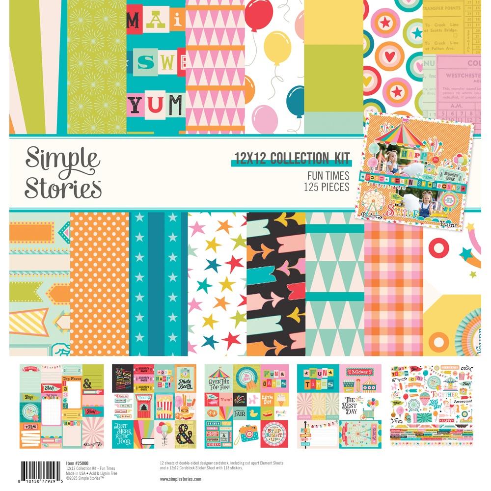 Simple Stories - Fun Times - Collection Kit  - 12 x 12"