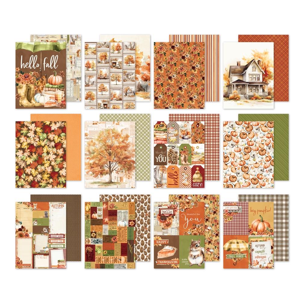 Simple Stories - Autumn Breeze - Paper Pad  -  6 x 8"