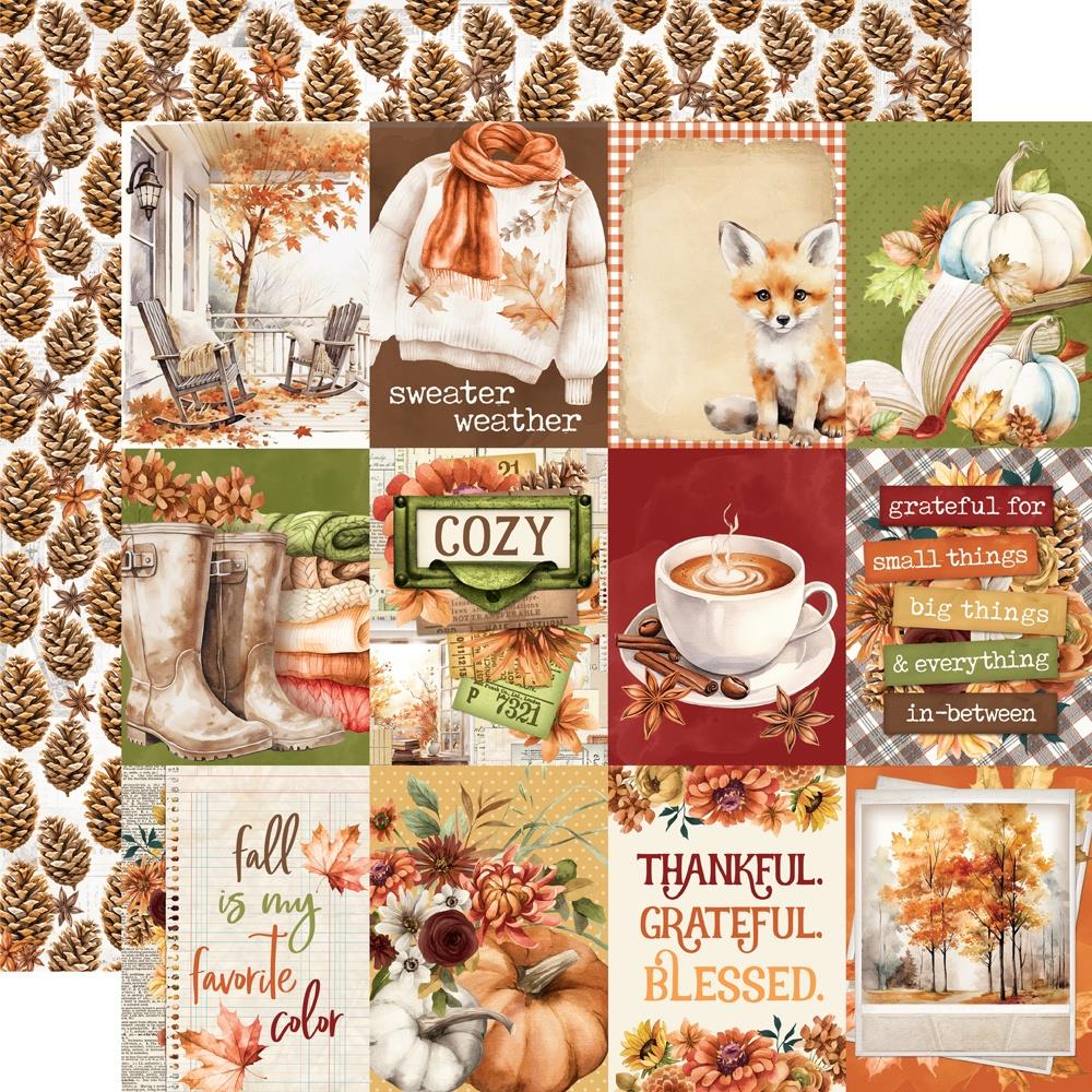 Simple Stories - Autumn Breeze - 3x4 Elements - 12x12