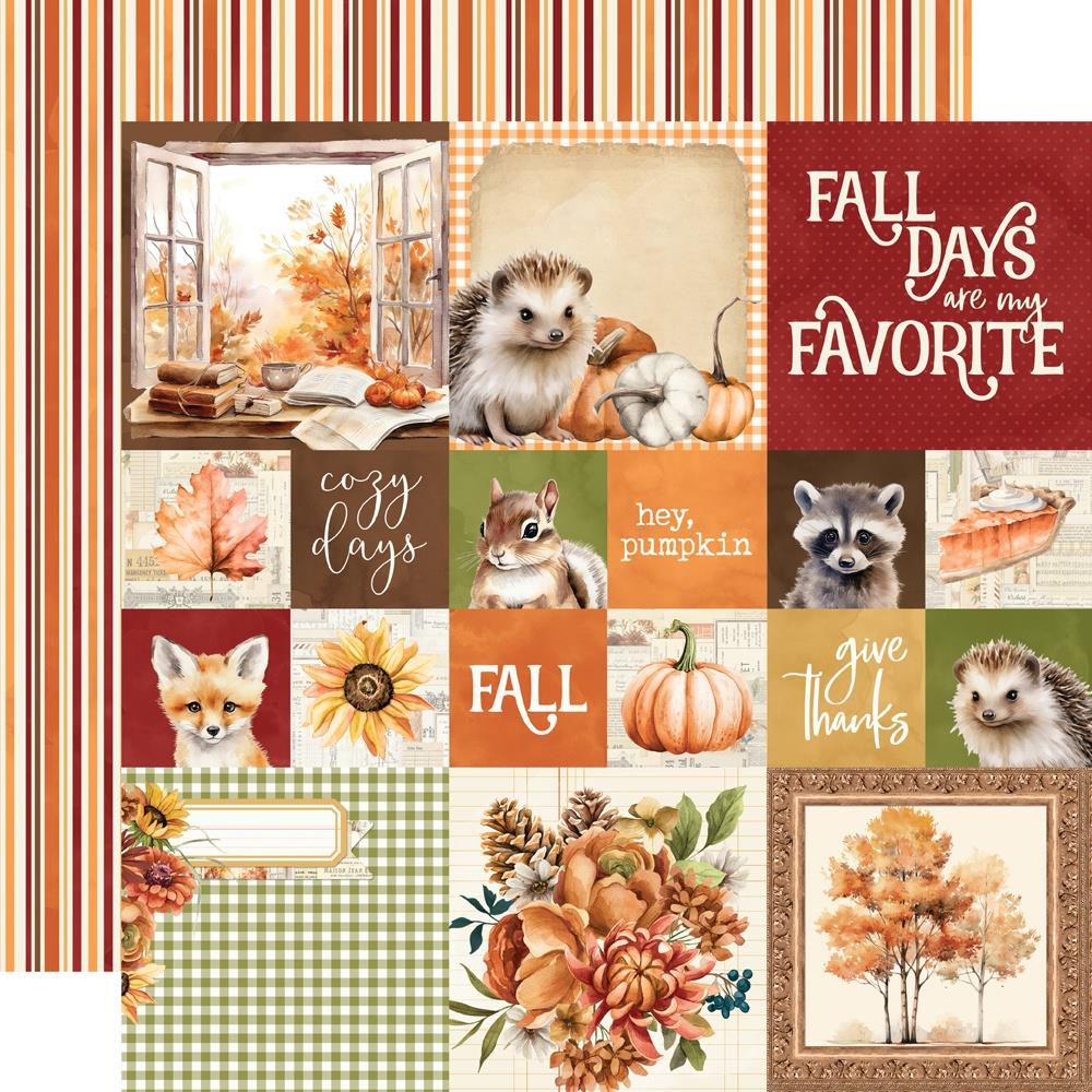 Simple Stories - Autumn Breeze - 2x2 & 4x4 Elements - 12x12