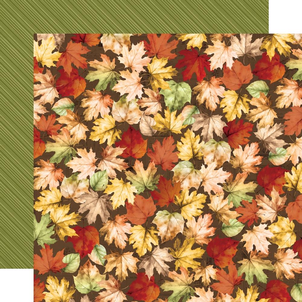 Simple Stories - Autumn Breeze - Fall leaves - 12x12