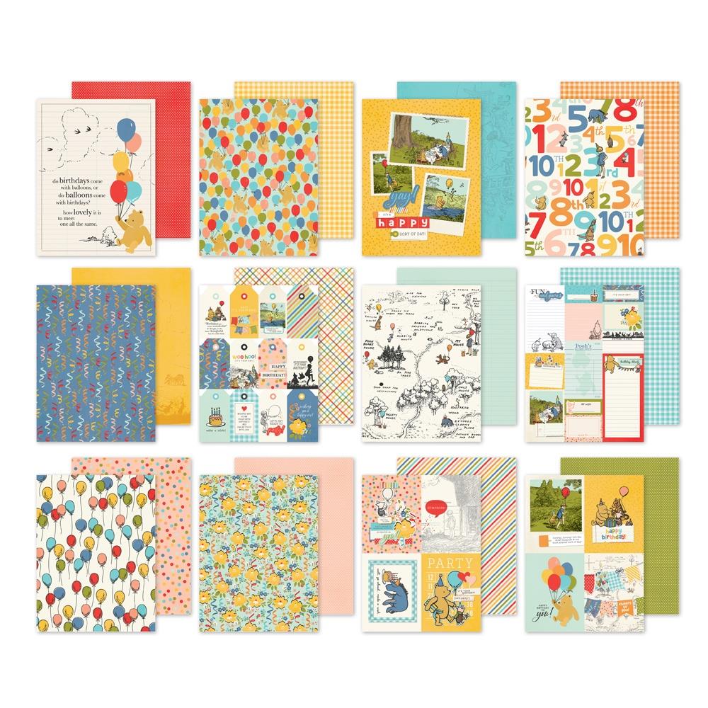Simple Stories - Classic Pooh Birthday - Paper Pad   6x8"
