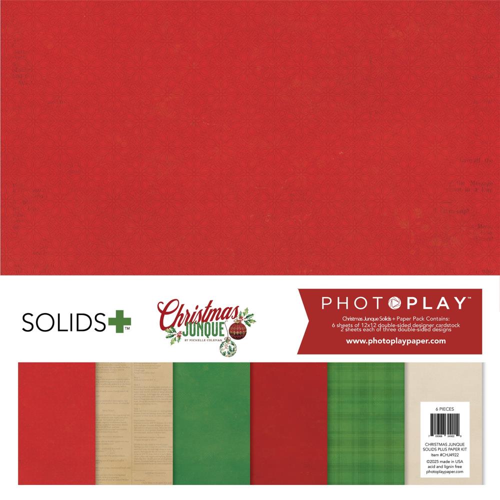 Photoplay - Christmas Junque  Collection - Solid  -   12 x 12"