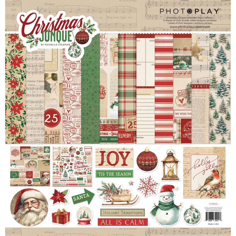 Photoplay - Christmas Junque  Collection -  12 x 12"