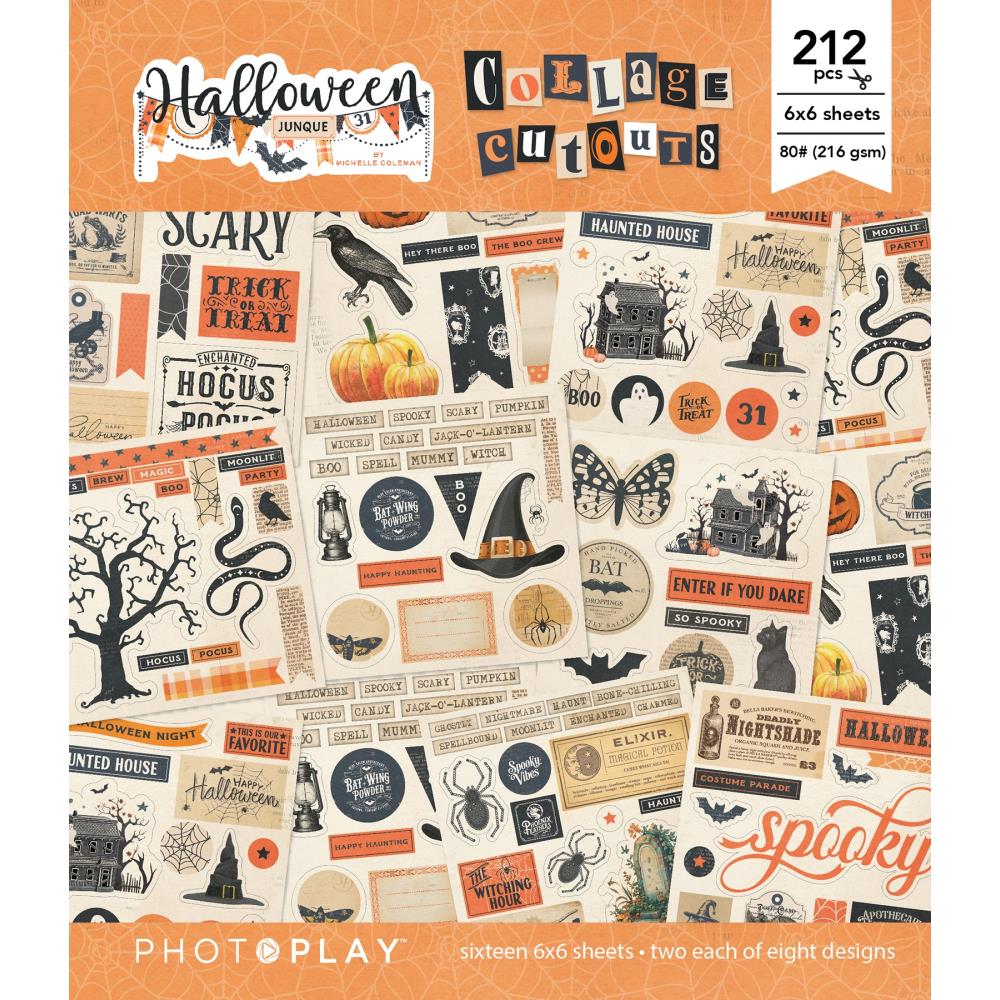 PhotoPlay Collage Cutouts - Halloween Junque