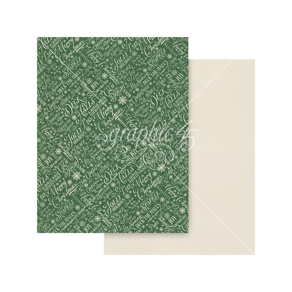 Graphic 45 -  Deck The Halls - Patterns & Solids Paper Pad - 8,5 x 11"