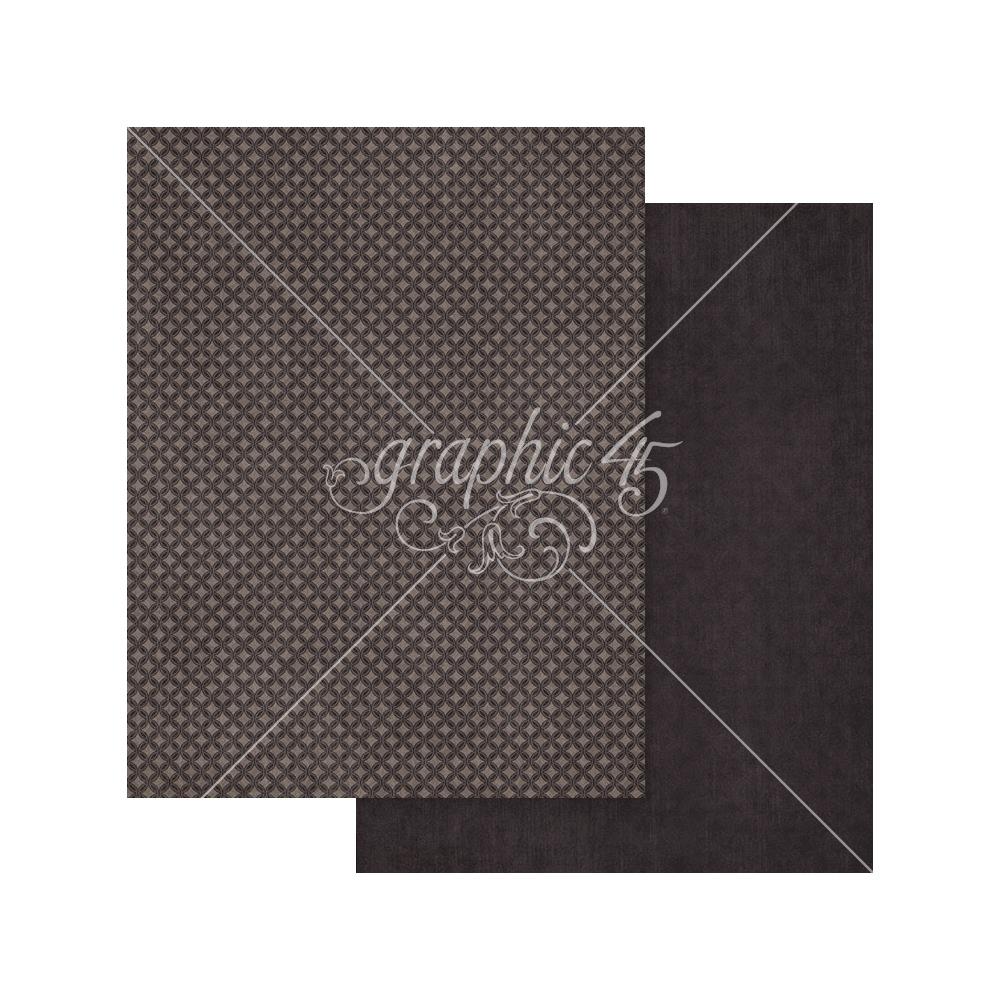 Graphic 45 - Ghostly Greetings - Patterns & Solids Paper Pad - 8,5 x 11"