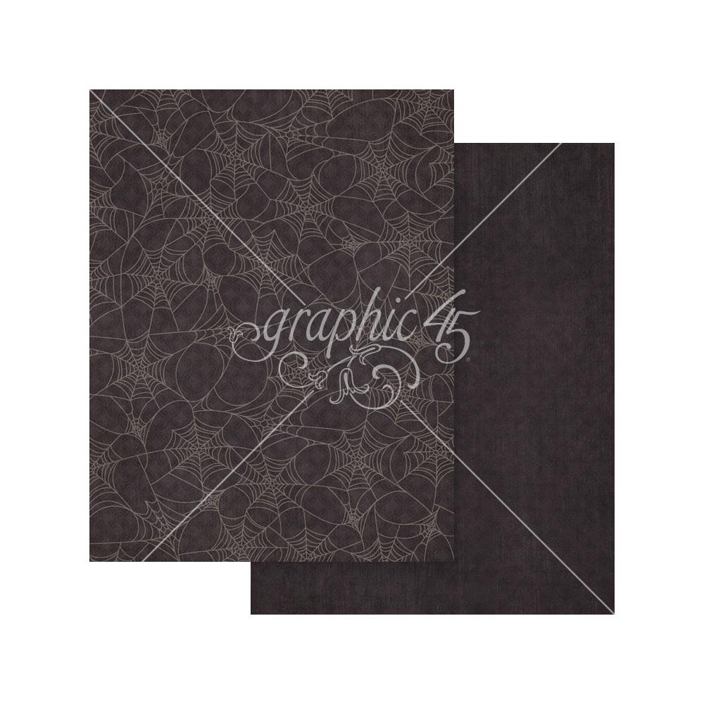 Graphic 45 - Ghostly Greetings - Patterns & Solids Paper Pad - 8,5 x 11"