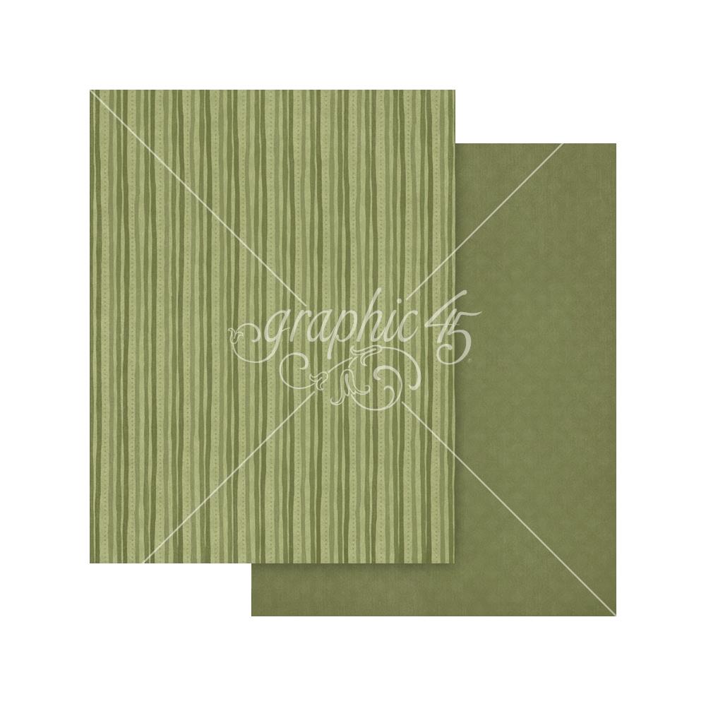 Graphic 45 - Ghostly Greetings - Patterns & Solids Paper Pad - 8,5 x 11"