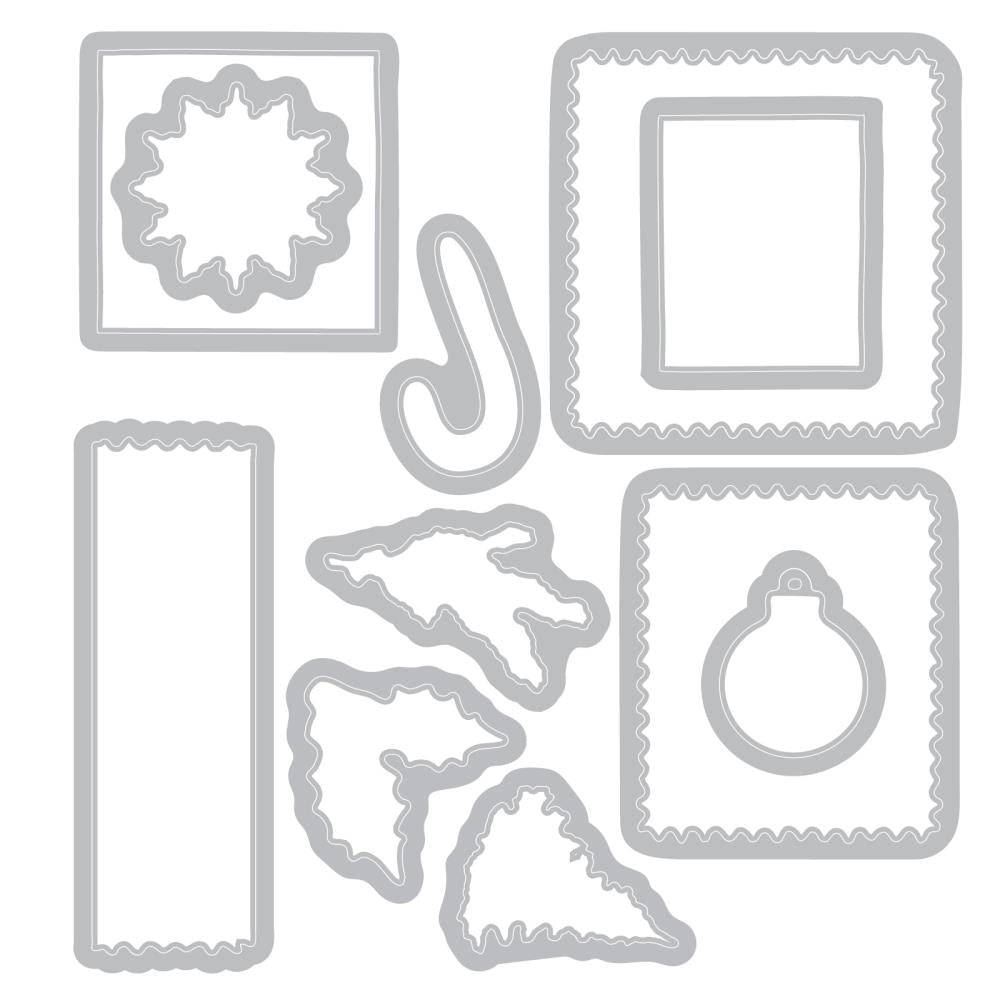 Sizzix - 49 & Market - Framelits dies & clear stamp - Special Delivery