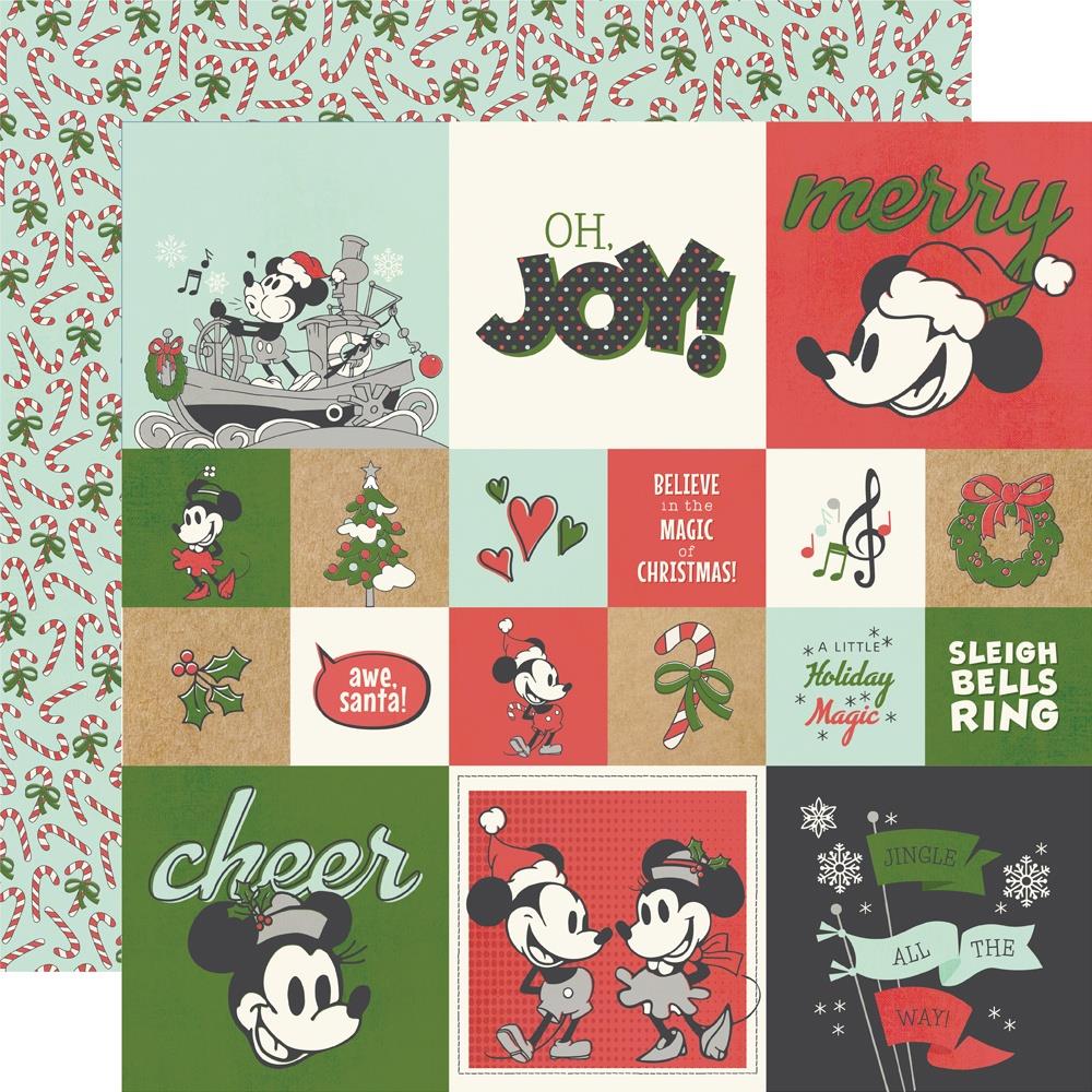 Simple Stories - Say Cheese Classic Mouse - Christmas - Elements   12x12"
