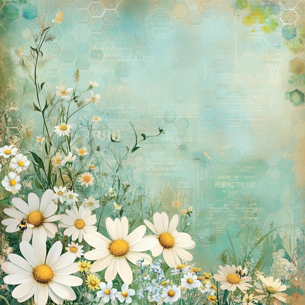 49 and Market - Botanical Buzz - Fragrant -  12 x 12"
