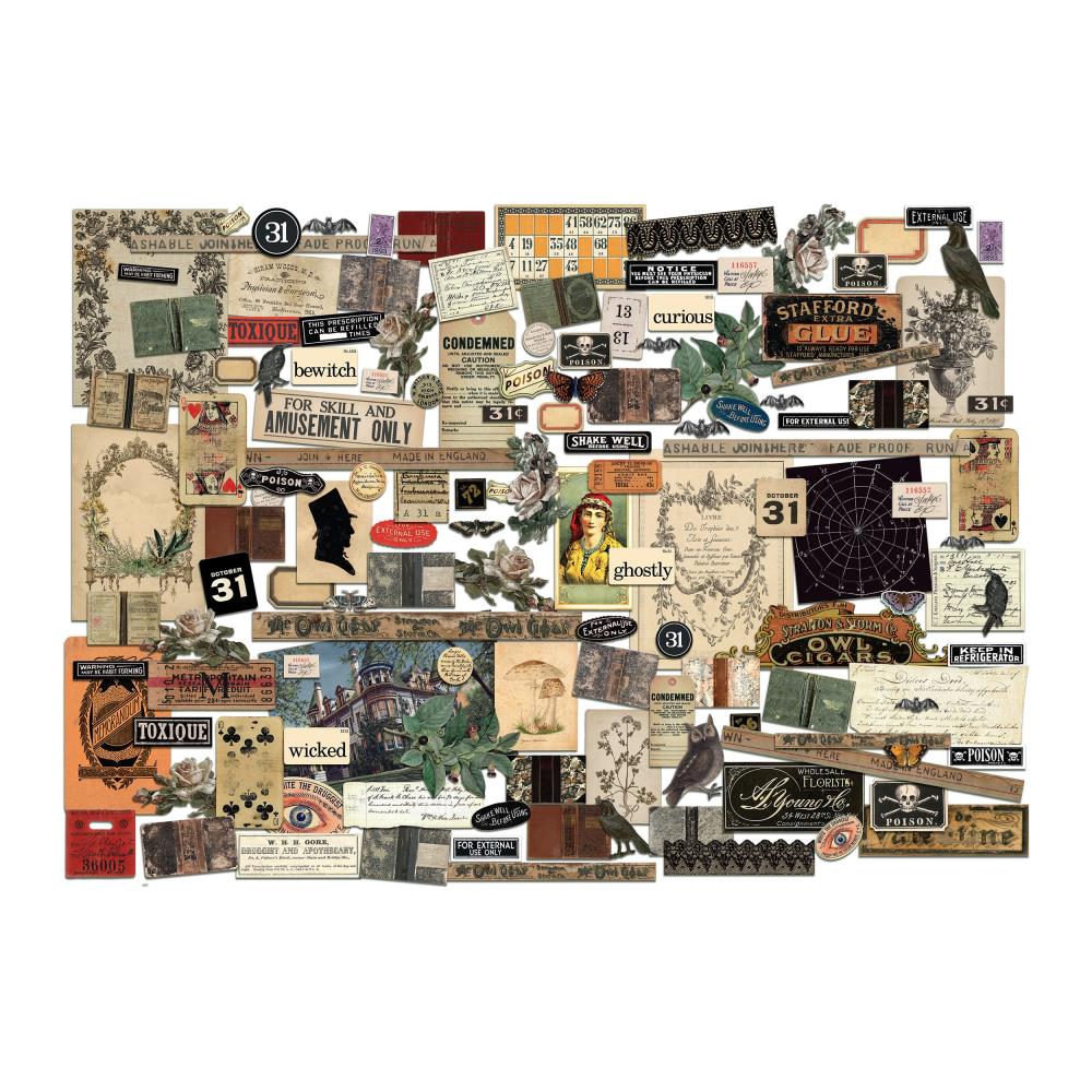 Tim Holtz - Idea-Ology - Ephemera Pack - Halloween