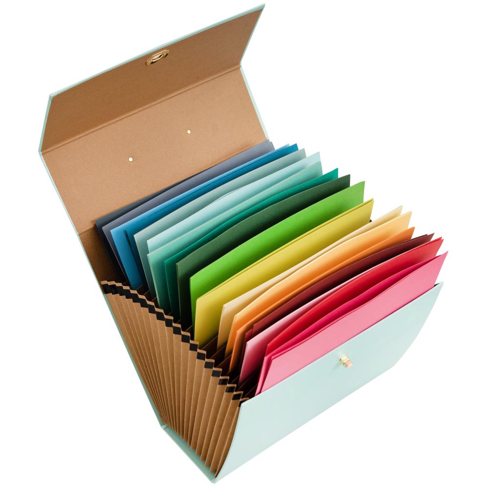 We R Accordion Paper Storage 12"X12" - Pink