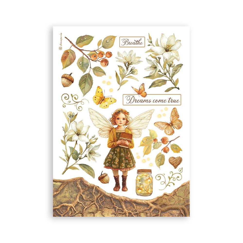 Stamperia - Whispering woods - Washi Pad A5