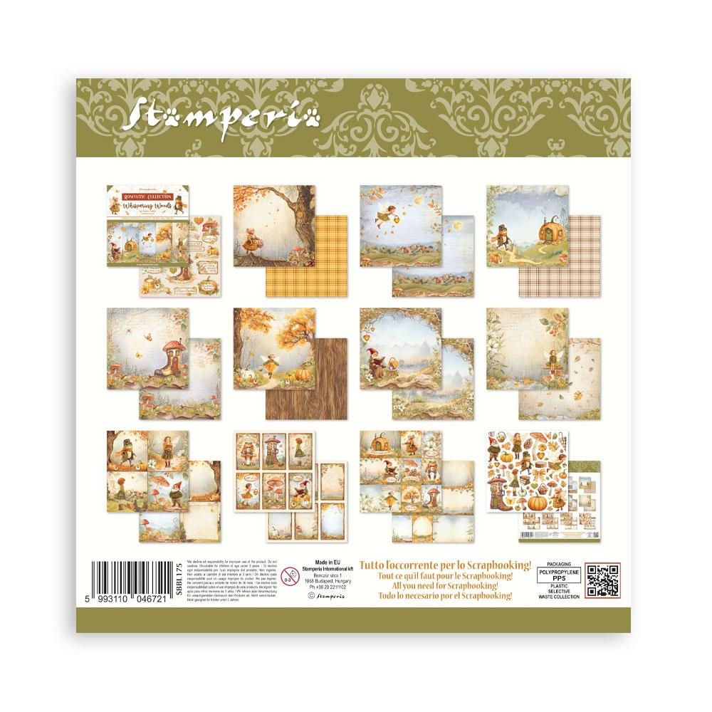 Stamperia  - Whispering woods - Paper Pad 12 x 12" (10ark)