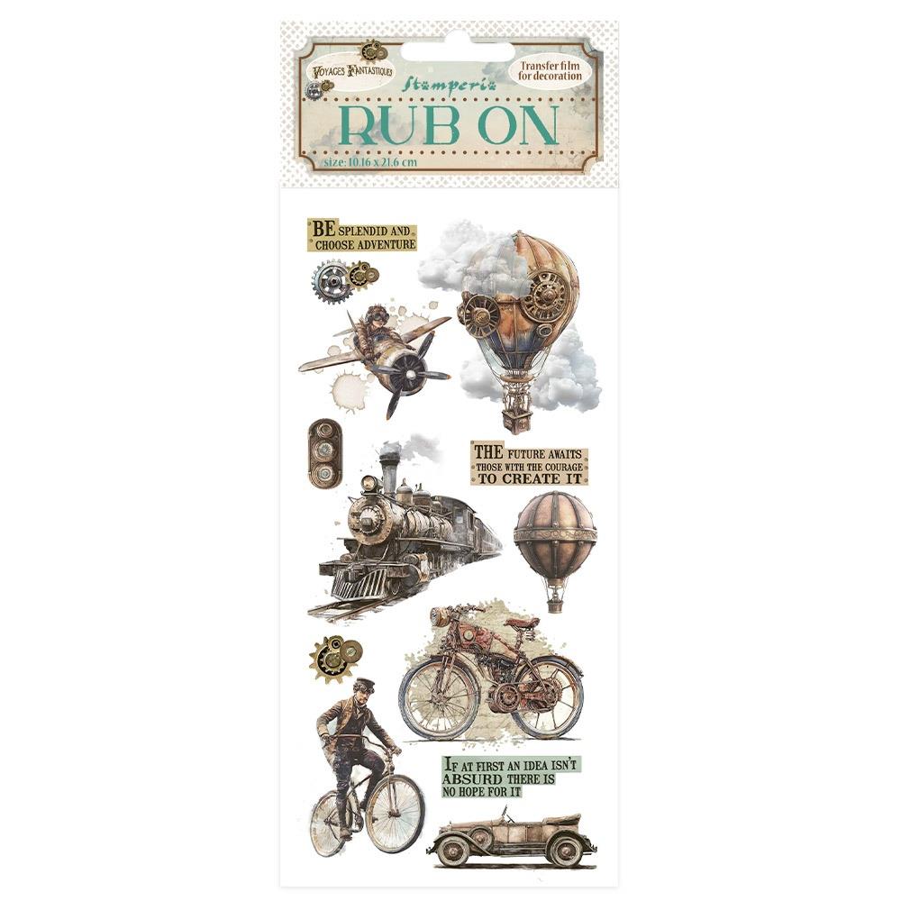 Stamperia - Rub Ons - Voyages Fantastique - The age of adventure