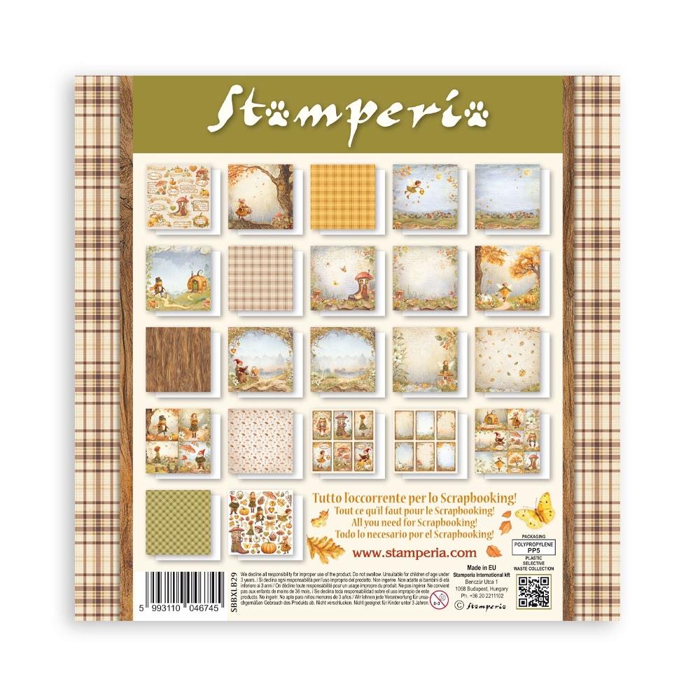 Stamperia  - Whispering woods - Singled sided - Paper Pad  22 pk - 12 x 12"
