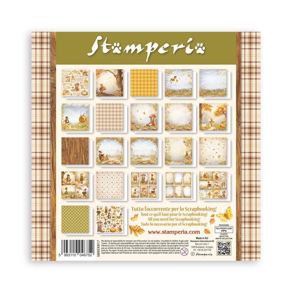 Stamperia  - Whispering woods - Singled sided - Paper Pad    8 x 8" (22ark)