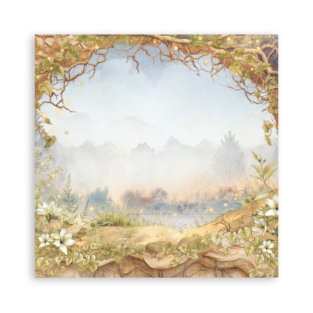 Stamperia  - Whispering woods - Singled sided - Paper Pad    8 x 8" (22ark)