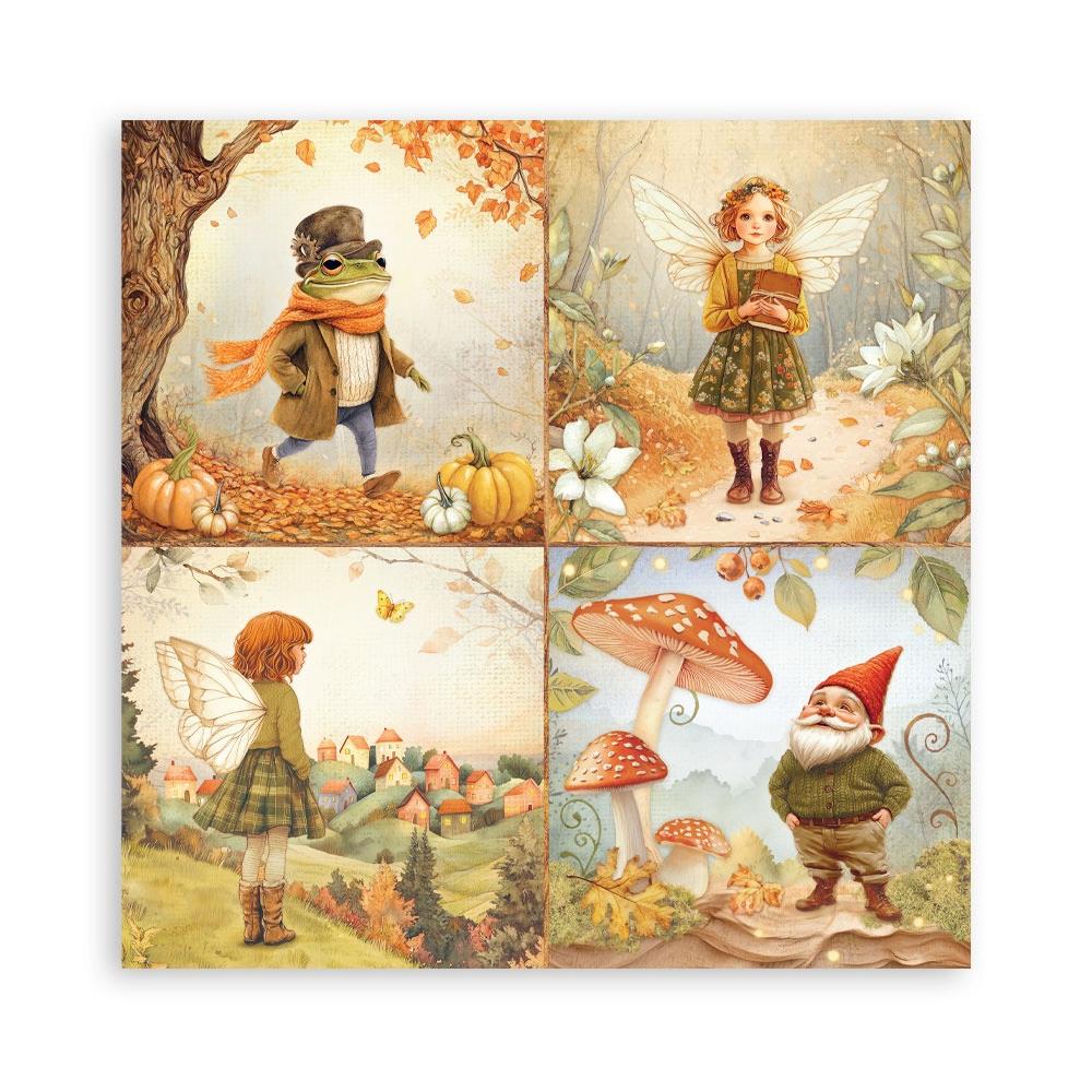 Stamperia  - Whispering woods - Singled sided - Paper Pad  22 pk - 12 x 12"