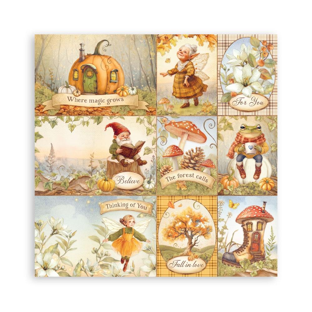 Stamperia  - Whispering woods - Singled sided - Paper Pad  22 pk - 12 x 12"