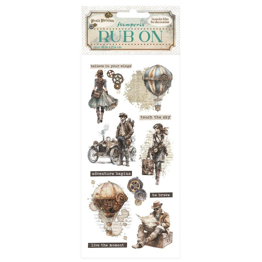 Stamperia - Rub Ons - Voyages Fantastique - Explorers