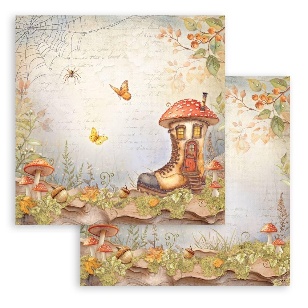 Stamperia  - Whispering woods - Paper Pad 12 x 12" (10ark)