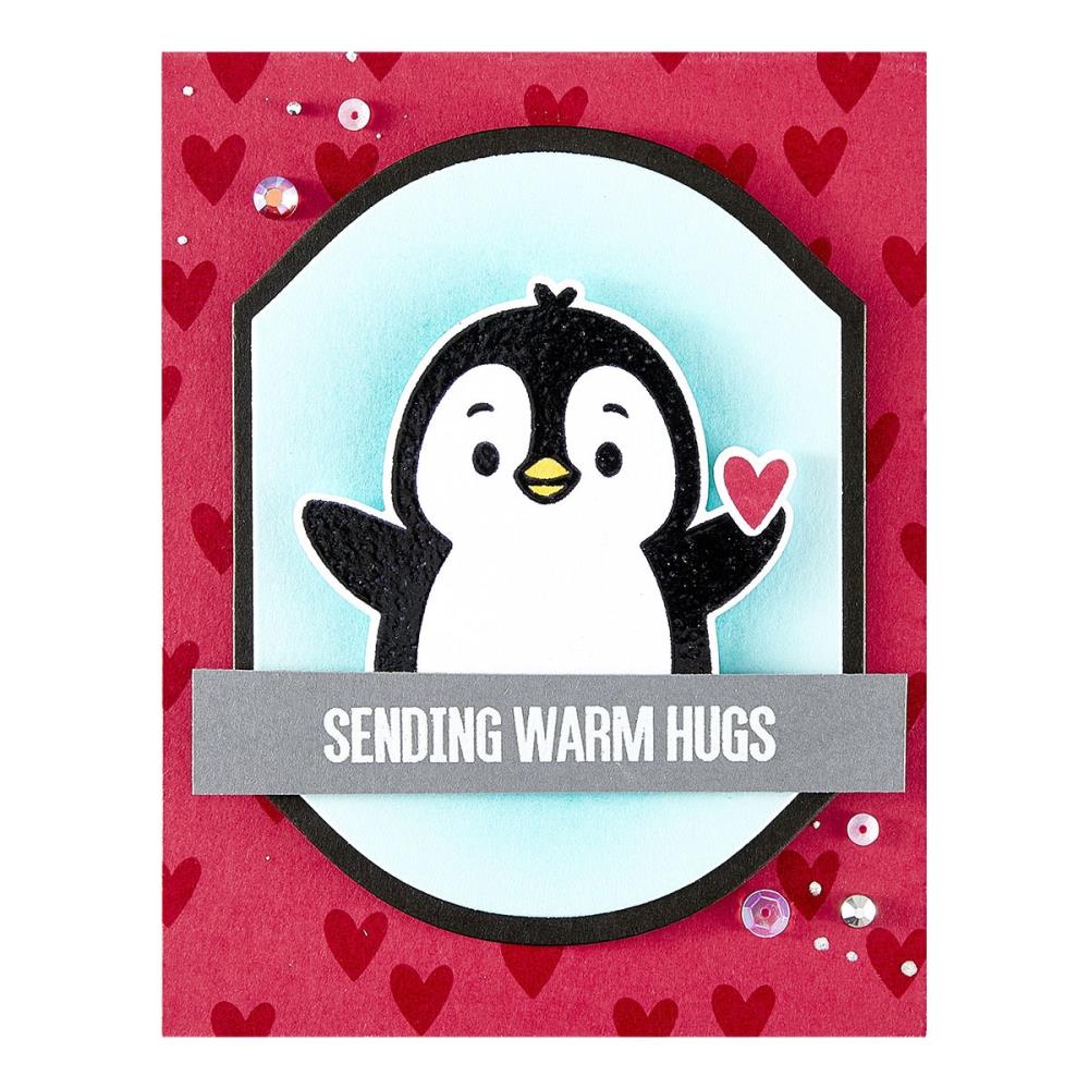 Simon Hurley - Simon Hurley Create - Clear Stamp Set - Christmas Hugs