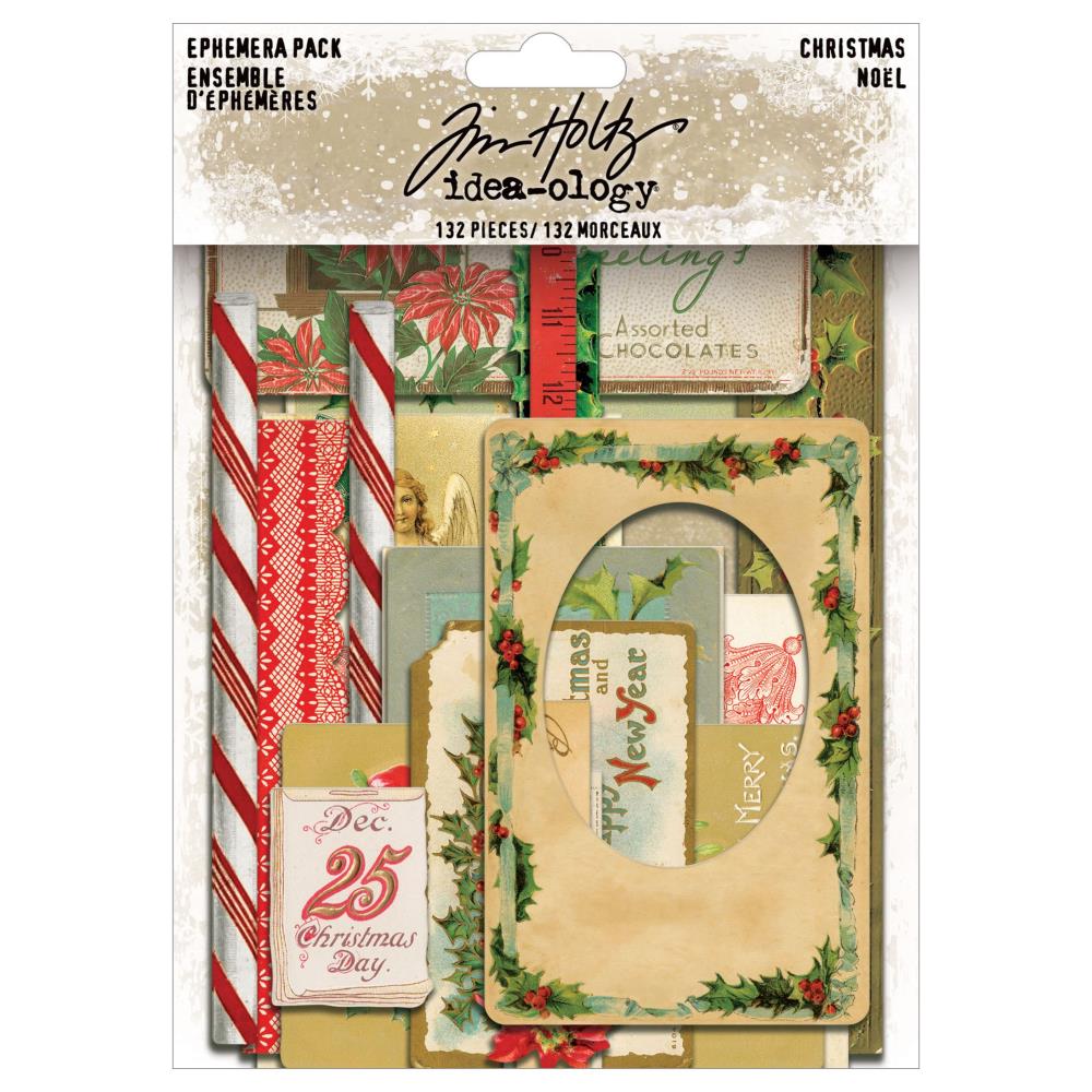Tim Holtz - Idea-Ology - Ephemera  - Christmas