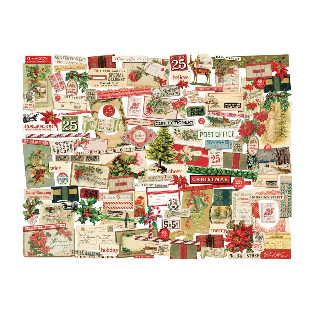 Tim Holtz - Idea-Ology - Ephemera  - Christmas