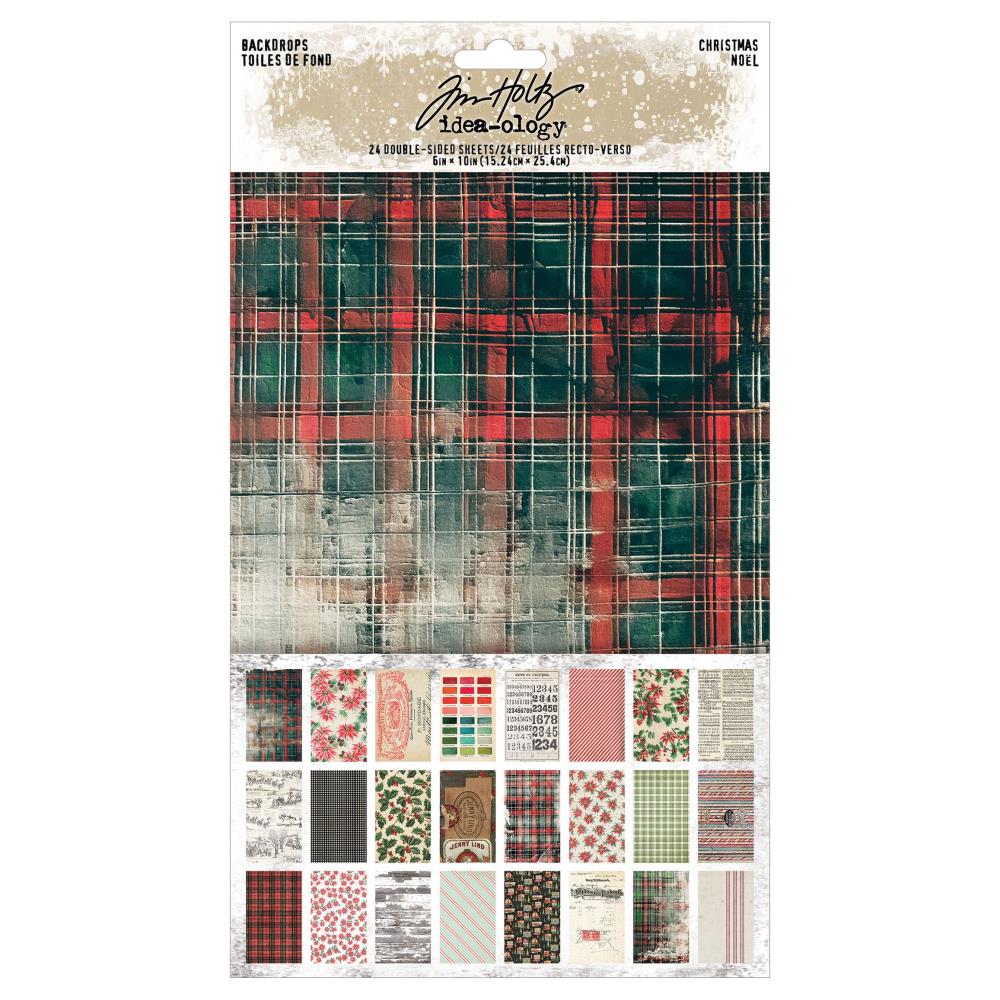 Tim Holtz - Idea-ology - Christmas - Backdrops