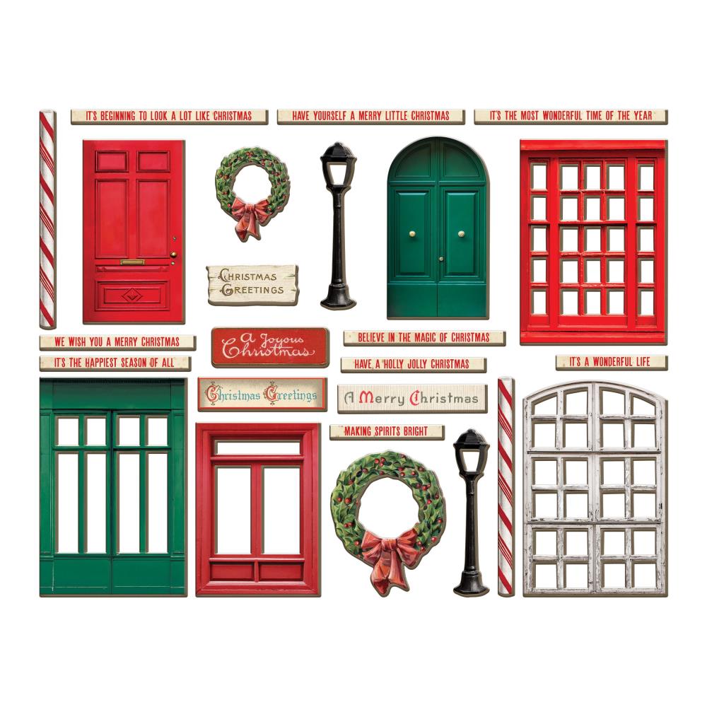 Tim Holtz - Idea-ology - Christmas - Chipboard Baseboards