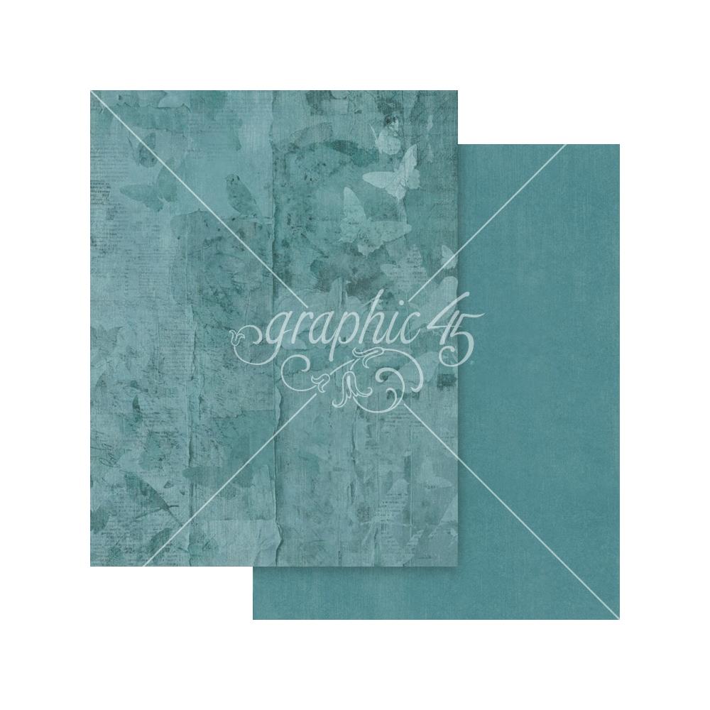 Graphic 45 -  Journaling Through Time - Patterns & Solids Paper Pad - 8,5 x 11"