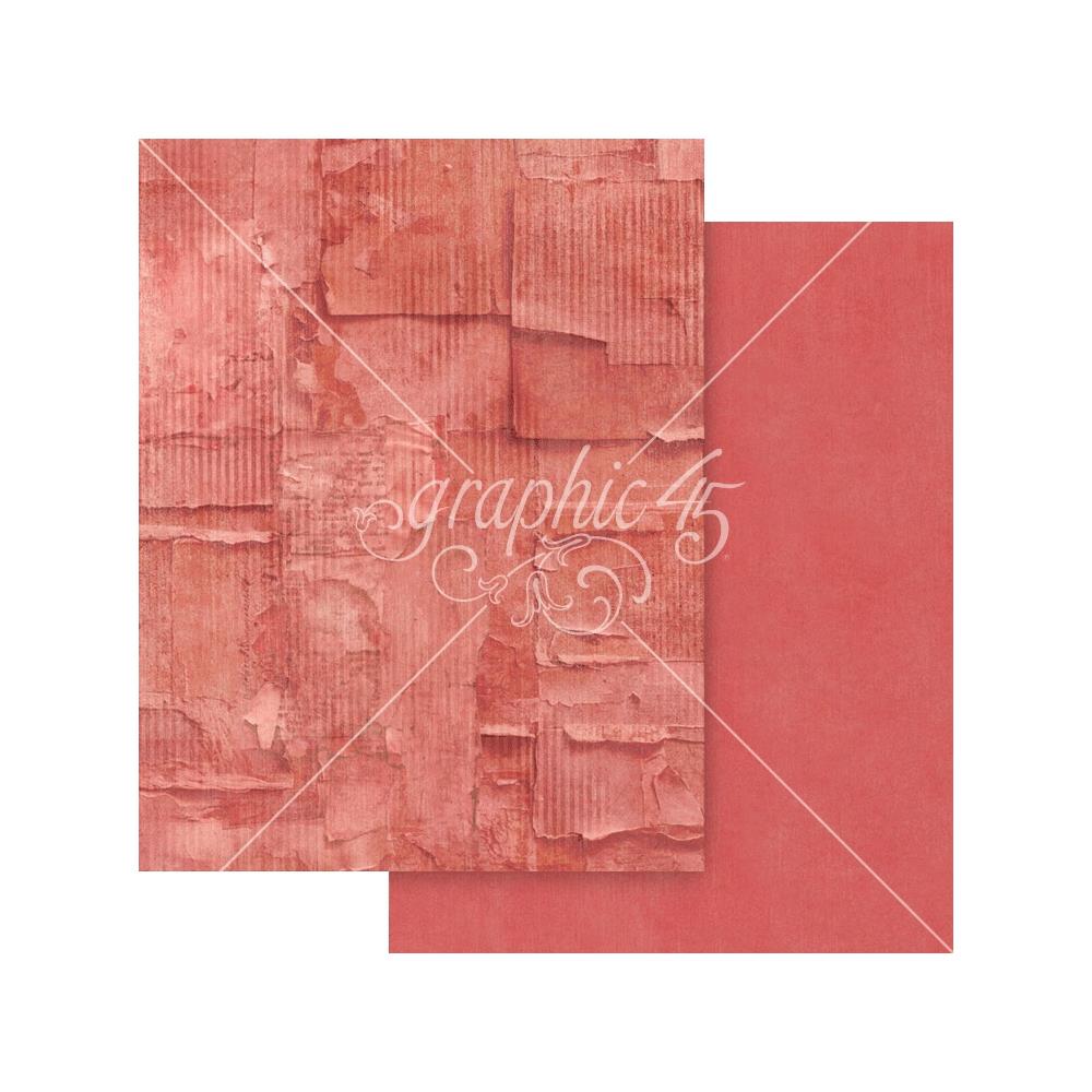 Graphic 45 -  Journaling Through Time - Patterns & Solids Paper Pad - 8,5 x 11"