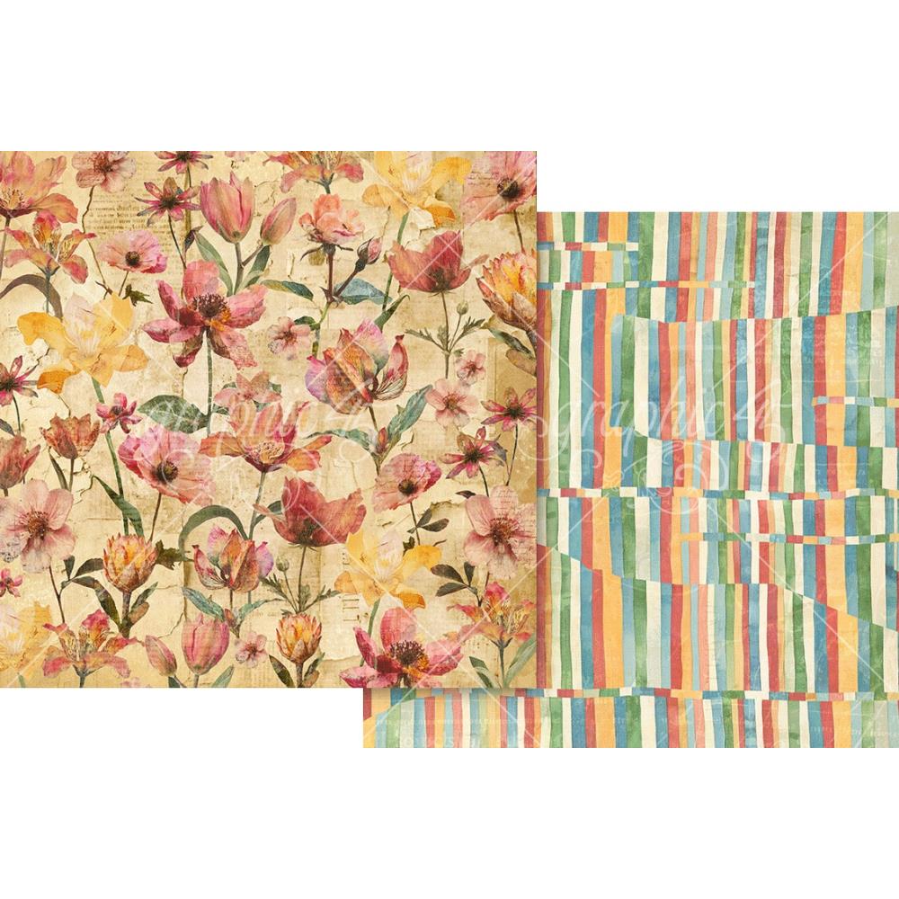 Graphic 45 - Journaling Through Time - Paper Pad - 12 x 12"