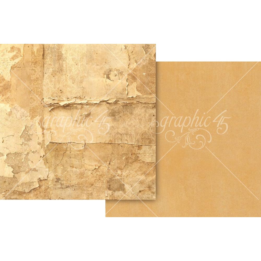 Graphic 45 - Journaling Through Time - Paper Pad - 12 x 12"