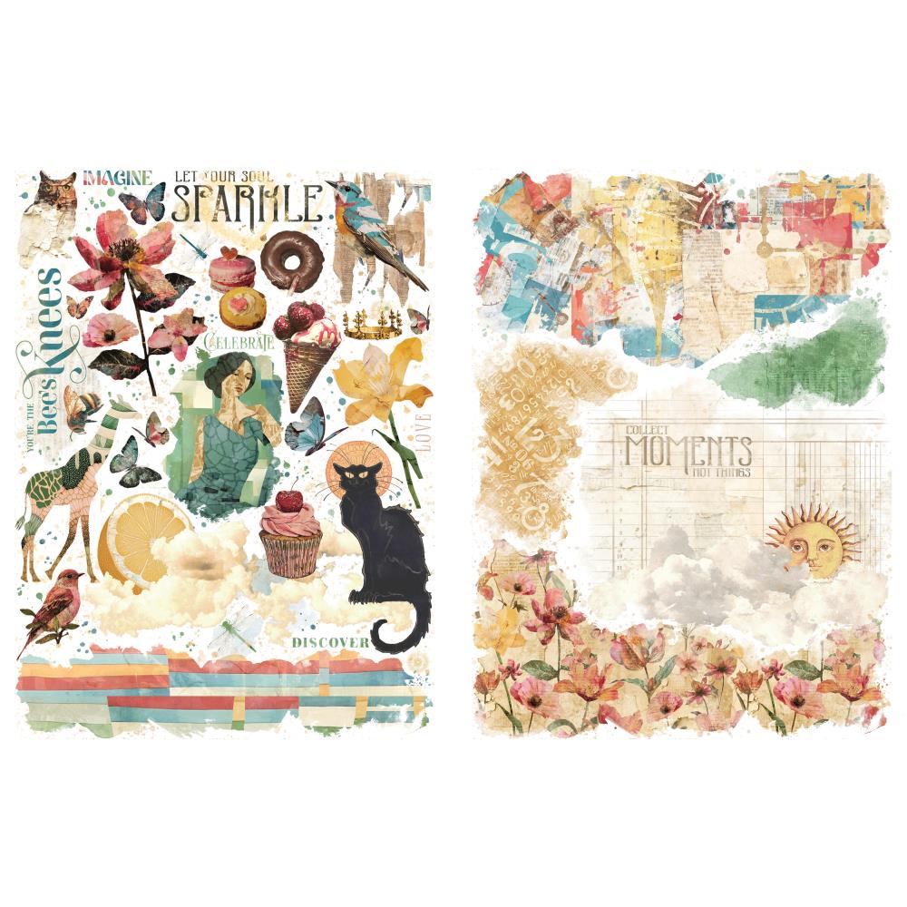 Graphic 45 - Journaling Through Time - Paper Pad - 12 x 12"