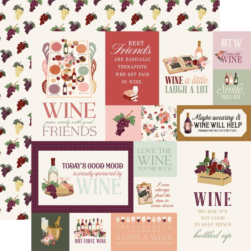 Carta Bella - Wine -  Collection Kit -  12x12"
