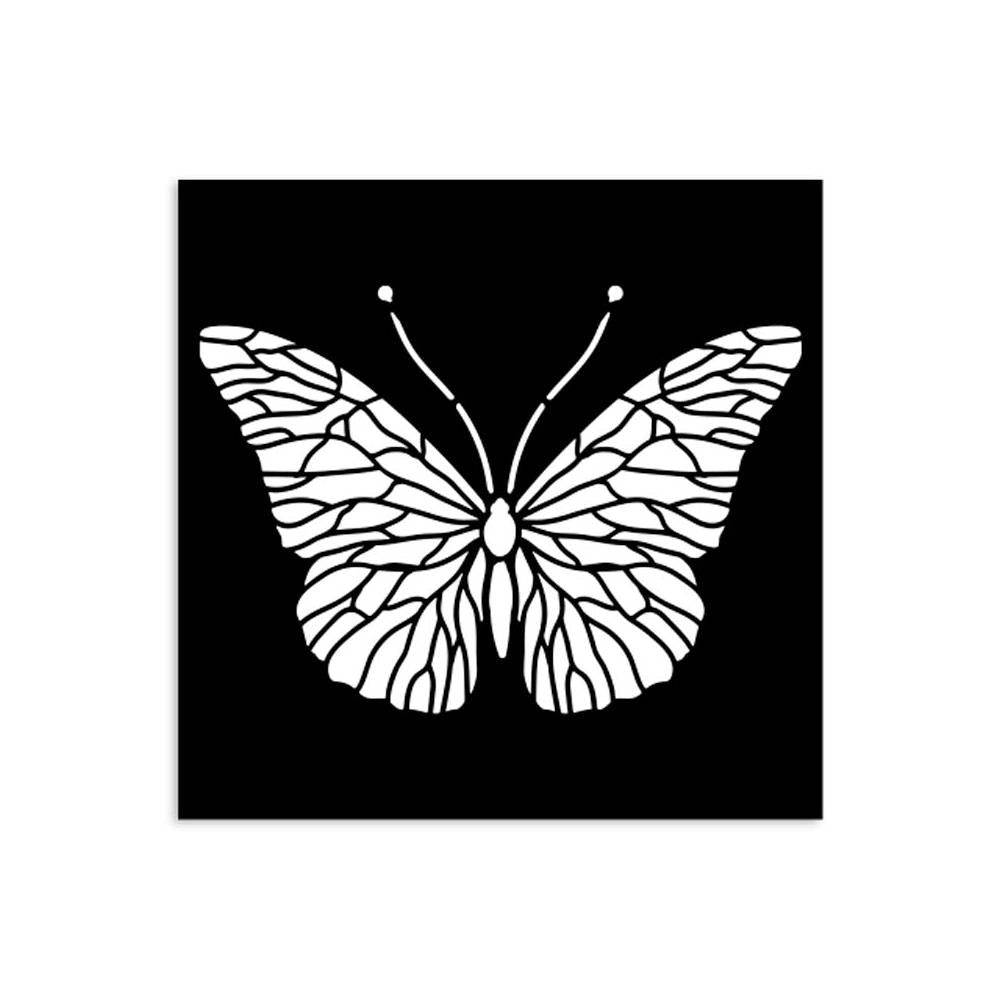 Stamperia - Quiet Days - Stencil - Butterfly - 12x12cm