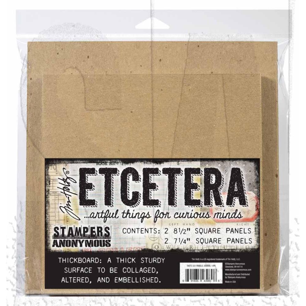 Stampers Anonymous - Tim Holtz - Etcetera Panels - Square