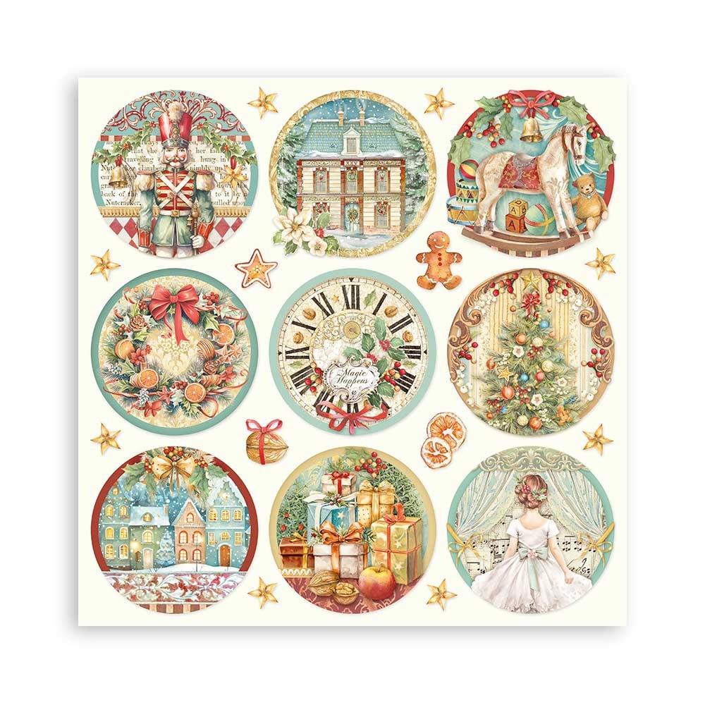 Stamperia  - The Nutcracker - Paper Pad  22 pk - 12 x 12"