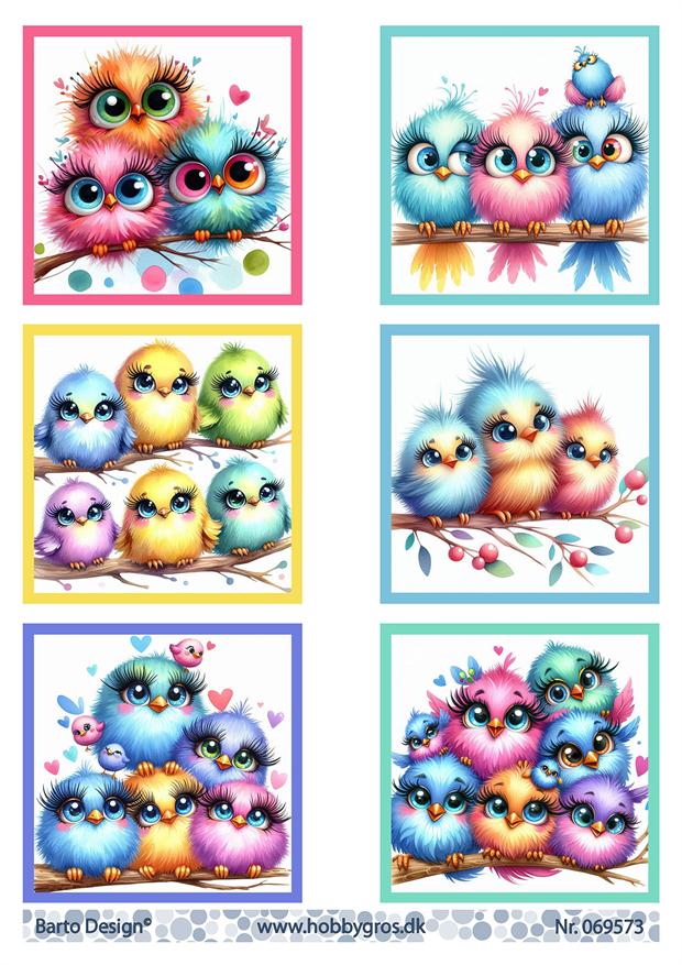 Barto Design - Utklippsark - Furry Cuties