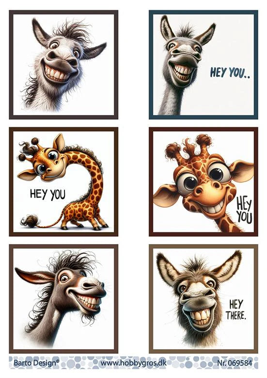 Barto Design - Utklippsark -  Hey you