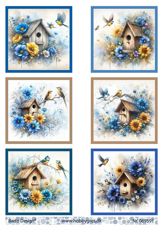 Barto Design - Utklippsark -  Birdhouse