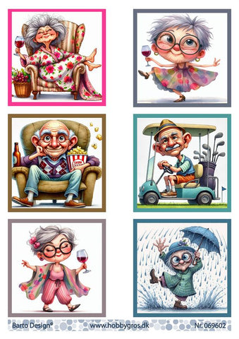 Barto Design - Utklippsark - Love Retirement!