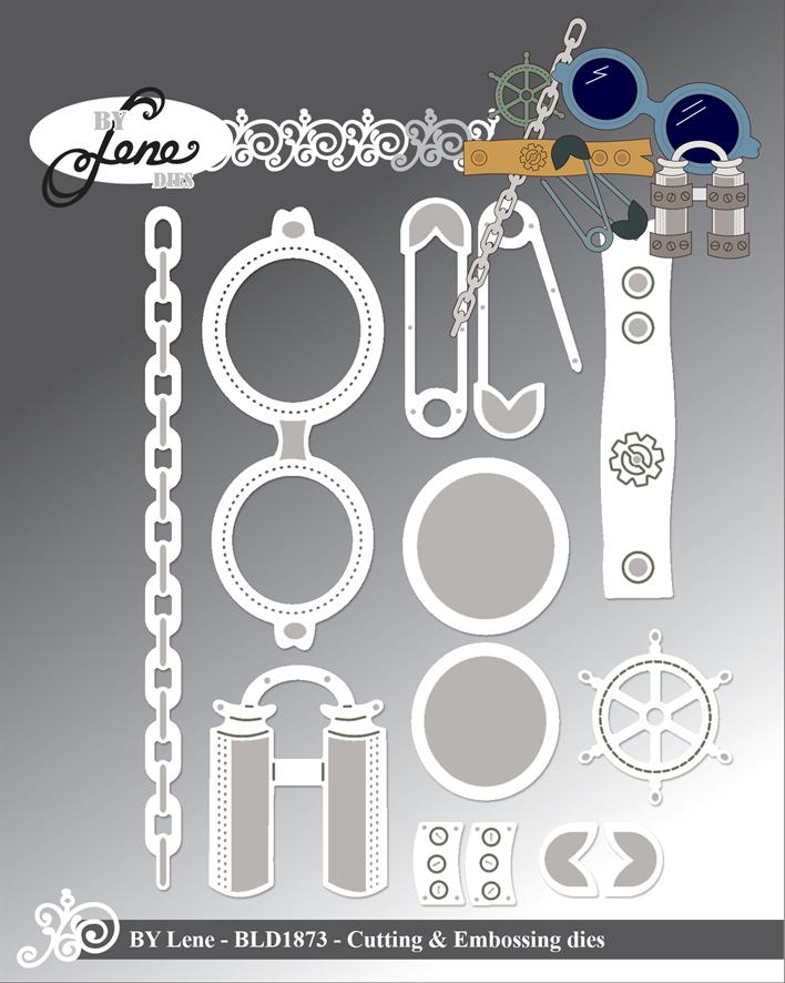 By Lene Design - Dies -  Steampunk #2